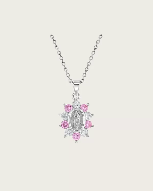 Guadalupe Virgin Mary Girls Necklace