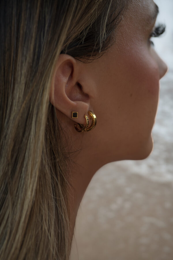 Triple Glow Earrings